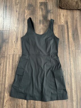Outdoor Voices Black Athletic Tank Dress